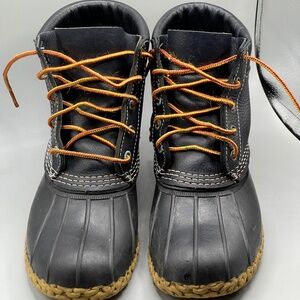Womans Vintage LL Bean Hunting Boots Duck boots size 9M Black